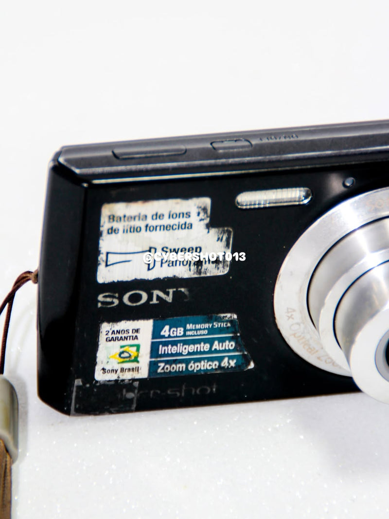 Sony Cybershot DSC-W510 12.1 MP com zoom óptico 4× - PRETA