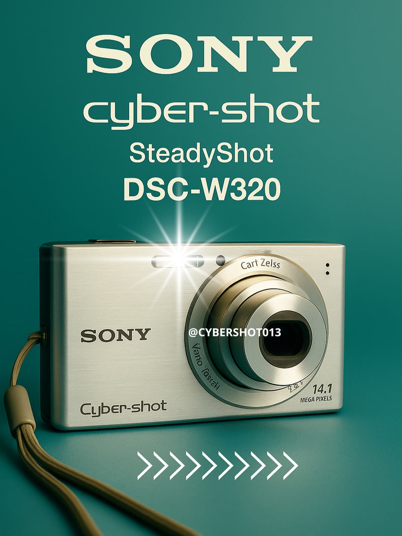 Sony Cybershot DSC-W320 SteadyShot — 14.1mpx PRATA