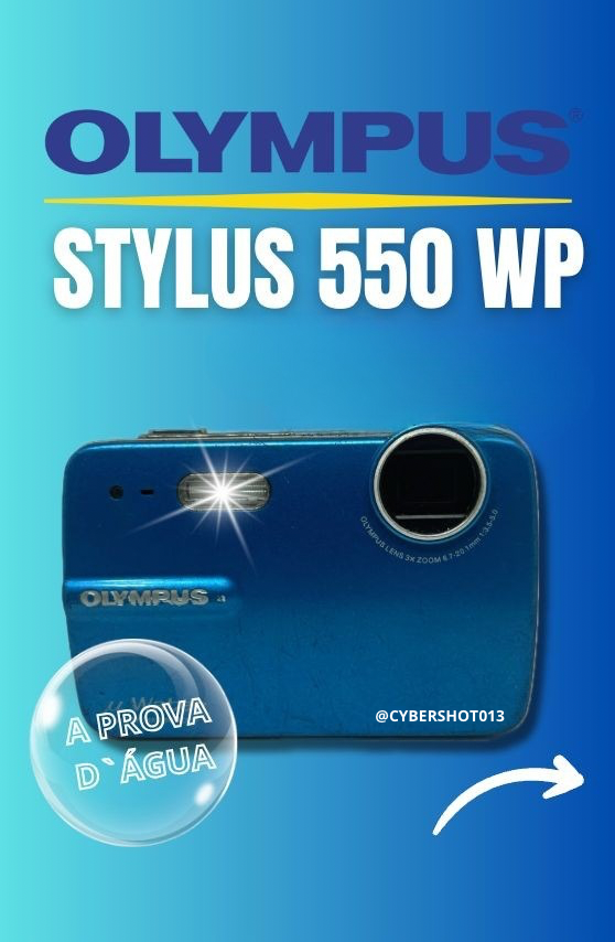 Olympus Stylus Water 550WP 10Mpx Azul