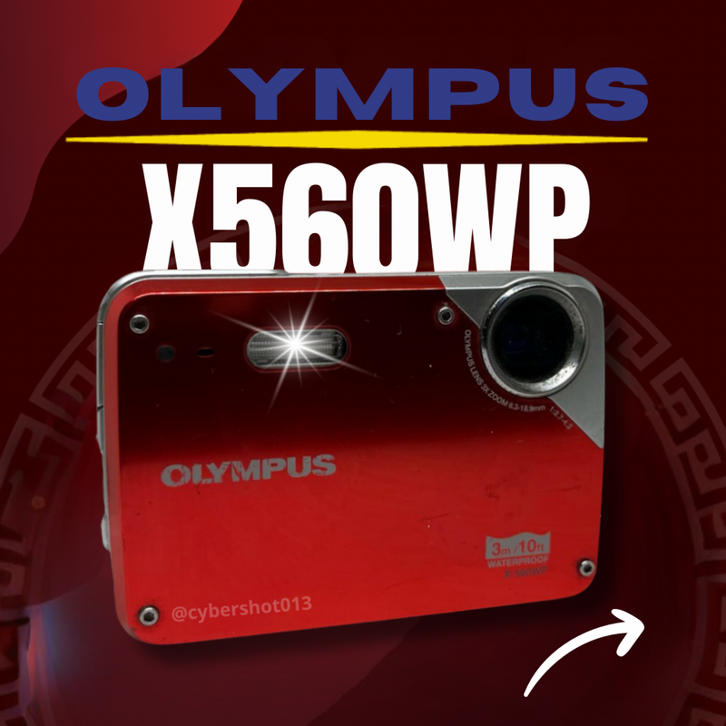 Olympus X-560WP 10Mpx Vermelha