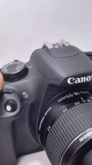 Canon EOS 1200D + Lente Profissional – DSLR 18mpx PRETA