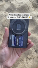 Sony Cybershot DSC-W690 Optical SteadyShot / SZ3 - 16.1MP Preta