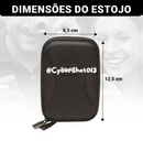 Kit Case com Cordinha + Mini Tripé + Limpa Tela + Pano Microfibra